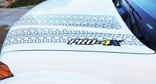 Pro-4X Hood & Side Vinyl Decal Kit for Nissan Frontier 2016 _4