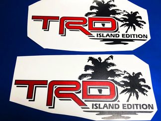 Toyota TRD Island Edition Off Road Tacoma Tundra Decals Vinyl Sticker Decal Palm