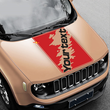 Splash Splatter Bonnet and Side Graphic Vinyl Sticker Decal for Jeep Renegade 3