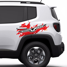 Trailhawk Side Splash Logo Vinyl Sticker Decal for Jeep Renegade Cherokee 3