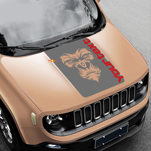 Yeti Bigfoot Sasquatch Logo Graphic Bonnet Vinyl Sticker Decal for Jeep Renegade 3