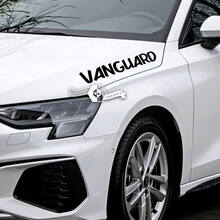 Hood Lettering Decal Sticker Emblem Logo Vinyl Vanguard For Audi
 4