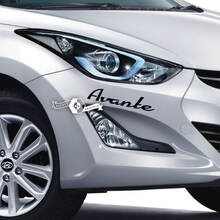 Lettering Decal Sticker Emblem Logo Bumper Vinyl Avante Elantra For Hyundai
 2