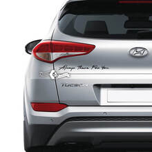 Lettering Decal Sticker Tailgate Emblem Logo Vinyl For Hyundai
 4