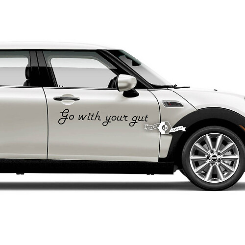 Lettering Decal Sticker Doors Emblem Logo Vinyl For Mini
