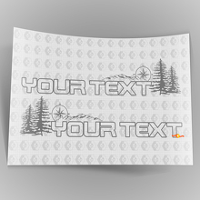 Forest Style Off Road Vinyl Hood Stickers Decals for Jeep Wrangler_3