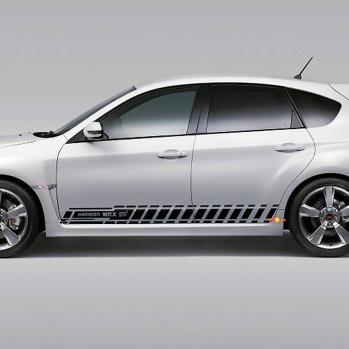 Side Stripe Vinyl Decal Kit for Subaru Impreza Hatchback WRX STI 2007-2012