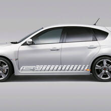 Side Stripe Vinyl Decal Kit for Subaru Impreza Hatchback WRX STI 2007-2012_2