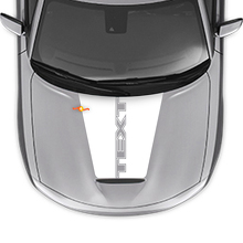 Hood Insert Dodge Charger Hemi Blackout Sticker Decal
 3