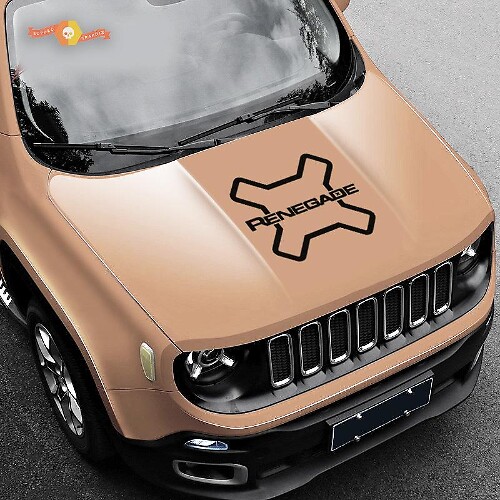 Jeep Renegade Logo Graphic Vinyl Decal Sticker Hood Side Camo Options