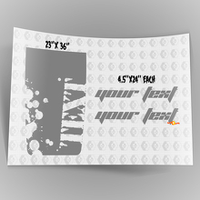 Splashes Lettering Bonnet Vinyl Decal Sticker Kit Renegade for Jeep Wrangler TJ LJ JK 2