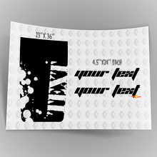 Splashes Lettering Bonnet Vinyl Decal Sticker Kit Renegade for Jeep Wrangler TJ LJ JK 3