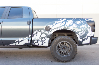Toyota Tundra TRD 4X4 Fender Graphic Vinyl Sticker Decal Full Bed Part 2007-2013 1