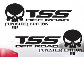 Toyota TSS Truck Off-Road Racing Tacoma Tundra The Punisher Decal Vinyl Decals