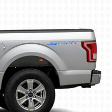 Sport Bedside Vinyl Decal Sticker for Ford F-150 2015-2016_2