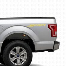 Sport Bedside Vinyl Decal Sticker for Ford F-150 2015-2016_5