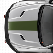 Custom Outline Hood Stripe Vinyl Decal for Dodge Ram _3