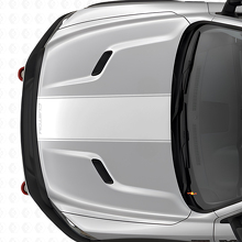 Custom Outline Hood Stripe Vinyl Decal for Dodge Ram _5