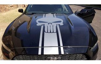 Car decal vinyl hood sticker ford mustang shelby sport punisher racing stripes