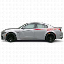 Custom Side Stripe Vinyl Decal for Dodge Charger Electric_3