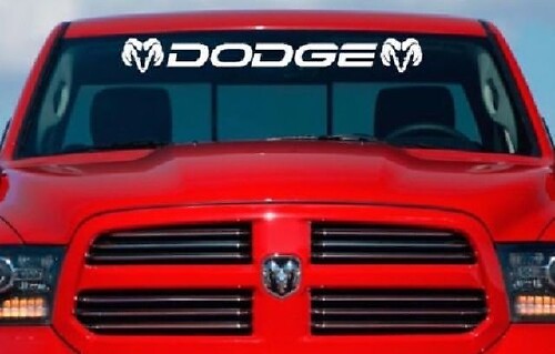 DODGE RAM Windshield Vinyl Decal Sticker Custom 40