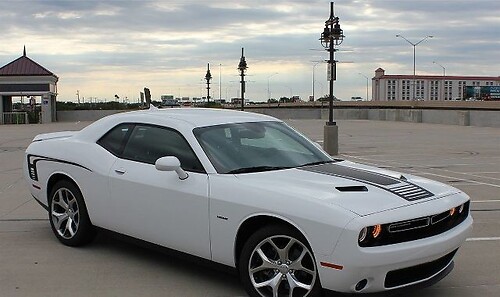 Accent Stripes Hood & Bedside Vinyl Decal Sticker for Dodge Challenger 2008-2017