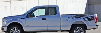 2015-2018 Ford F150 Graphics ROUTE RIP Bedside Stripe Vinyl Decal Any Colour Pro Install