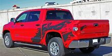 2015-2016 SHREDDER Truck Bed Hood Vinyl Graphics Any Colour Stickers Decals Stripe Toyota Tundra
 2
