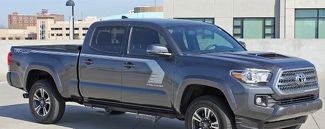 2015-2018 STORM Toyota Tacoma Upper Door Panel Decal Any Colour Vinyl Graphic Stripe Kit