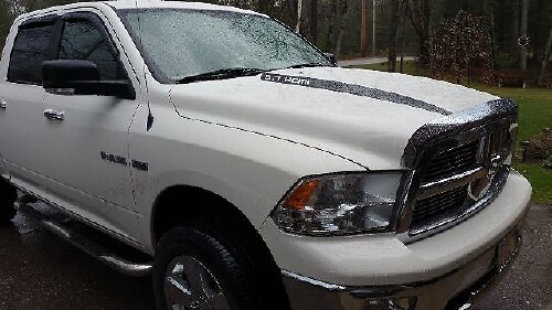 Hood Spears 5.7 HEMI Vinyl Decal Kit for Dodge Ram 2009-2018