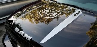 DODGE RAM HOOD Decals