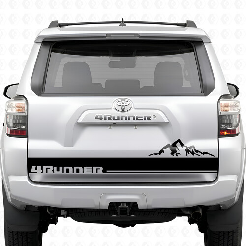 4Runner Mountain Stripes Tailgate Vinyl Decal Sticker for Toyota 4Runner 2010-2017