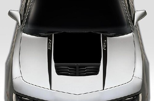 RS Hood Spears Vinyl Decal Kit for Chevrolet Camaro 2010-2015