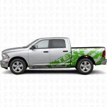 Custom Mud Splash Side Vinyl Decal Kit for Dodge Ram 1500-3500 2009–18 _3