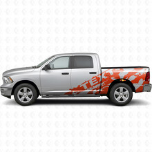 Custom Mud Splash Side Vinyl Decal Kit for Dodge Ram 1500-3500 2009–18 _4