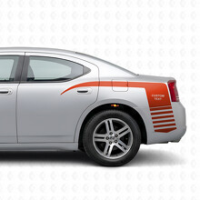 Custom Strobe Claw Style Stripes Bedside Vinyl Decal Sticker for Dodge Charger 2006-2010_4
