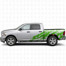 Destroyed Style Side Vinyl Decal Sticker for Dodge Ram 1500_3