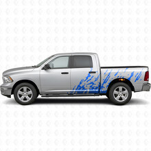 Mud Splatter Effect Side Vinyl Decal Sticker for Dodge Ram 3500_2