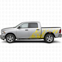 Mud Splatter Effect Side Vinyl Decal Sticker for Dodge Ram 3500_5