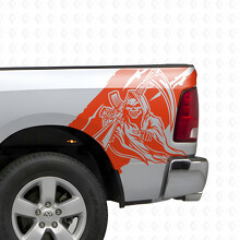 Reaper Bedside Vinyl Decal Sticker for Dodge Ram 1500_4