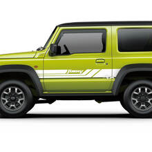 Suzuki JIMNY Side Stripes Doors Decal Lines Sticker
 2