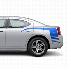 Personalized Strobe Claw Style Stripes Side Vinyl Decal Sticker for Dodge Charger 2006-2010_2