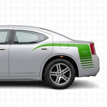 Personalized Strobe Claw Style Stripes Side Vinyl Decal Sticker for Dodge Charger 2006-2010_3
