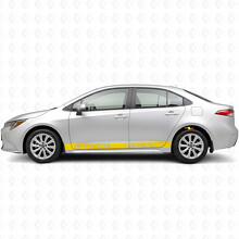 Toyota Logo Accent Stripes Side Vinyl Decal Sticker for Toyota Corolla_5