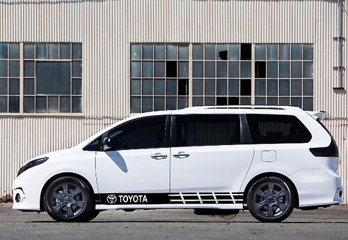 Multiple Color Graphic Yaris Avalon Sienna Mirai Car Racing Decal Sticker