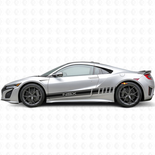 Racinng Stripes Side Vinyl Decal Sticker for Acura NSX_1