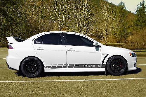 Multiple Color Graphic Lancer / Lancer Evolution Car Racing Decal Sticker