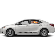 Racing Graphic Stripe Car Vinyl Decal Sticker for Toyota Corolla 2014 - 2018 2