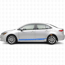 Racing Stripes Side Door Vinyl Decal Sticker for Toyota Corolla_2
