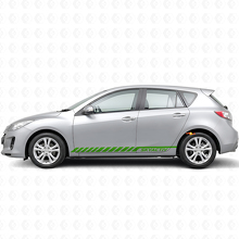 Skyactiv Lettering Stripes Side Vinyl Decal Sticker for Mazda Mazda3 2011-2013_3